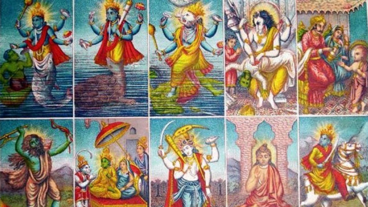 Dashavatar The Ten Avatars Of Vishnu Compared To Darwins Theory Of