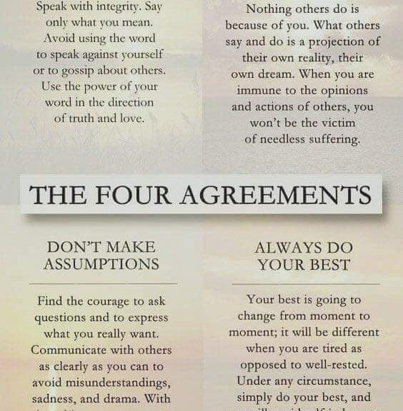 The Four Agreements by Don Miguel Ruiz