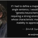 On Depression – Robert Sapolski of Stanford