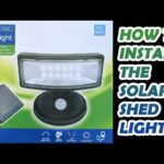 How to Install the Solar Shed Light from ALDI Australia 