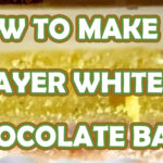 3 Layer White Chocolate Barfi Bars Recipe and Video