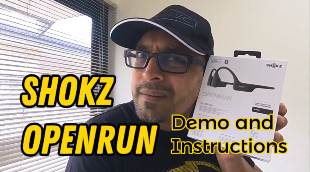 Shokz OpenRun Bone Conduction Headphones Demo and Instruction Manual