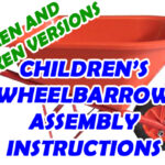 How to Assemble – Kids Poly Tray Wheelbarrow