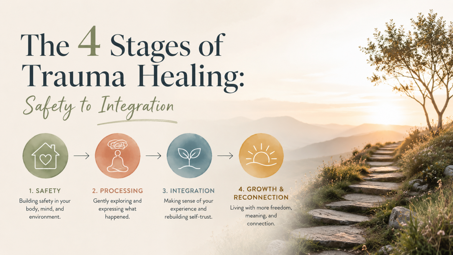 The 4 Stages of Trauma Healing: Safety to Integration – ParasUniversal